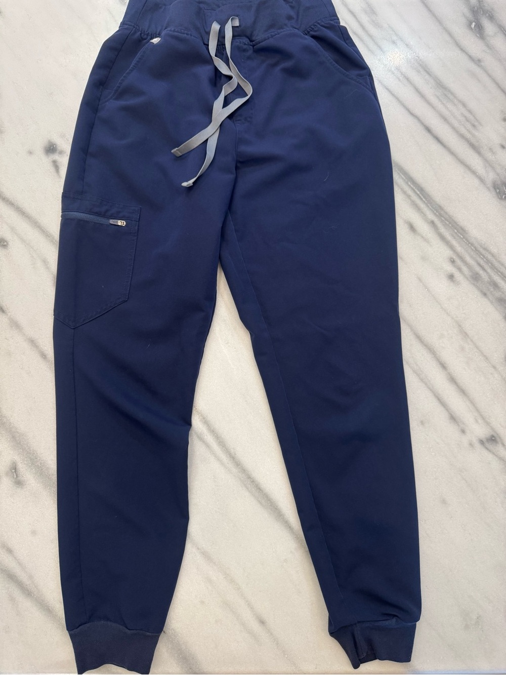 FIGS Women’s Navy Zamora High Waisted Jogger Scrub Pants Size Small